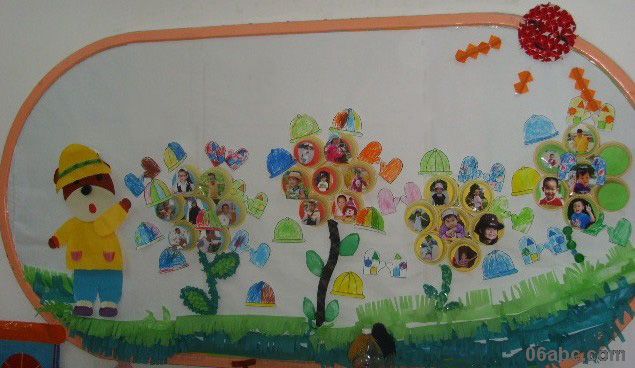 幼儿园春天主题墙饰:春天来了-幼儿园大班主题墙